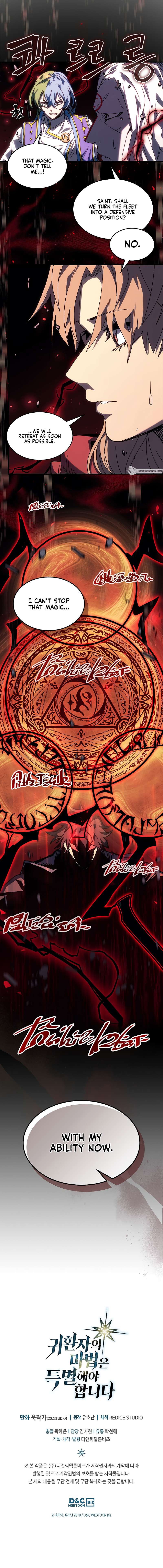 Read A Returner's Magic Should Be Special Manga Online