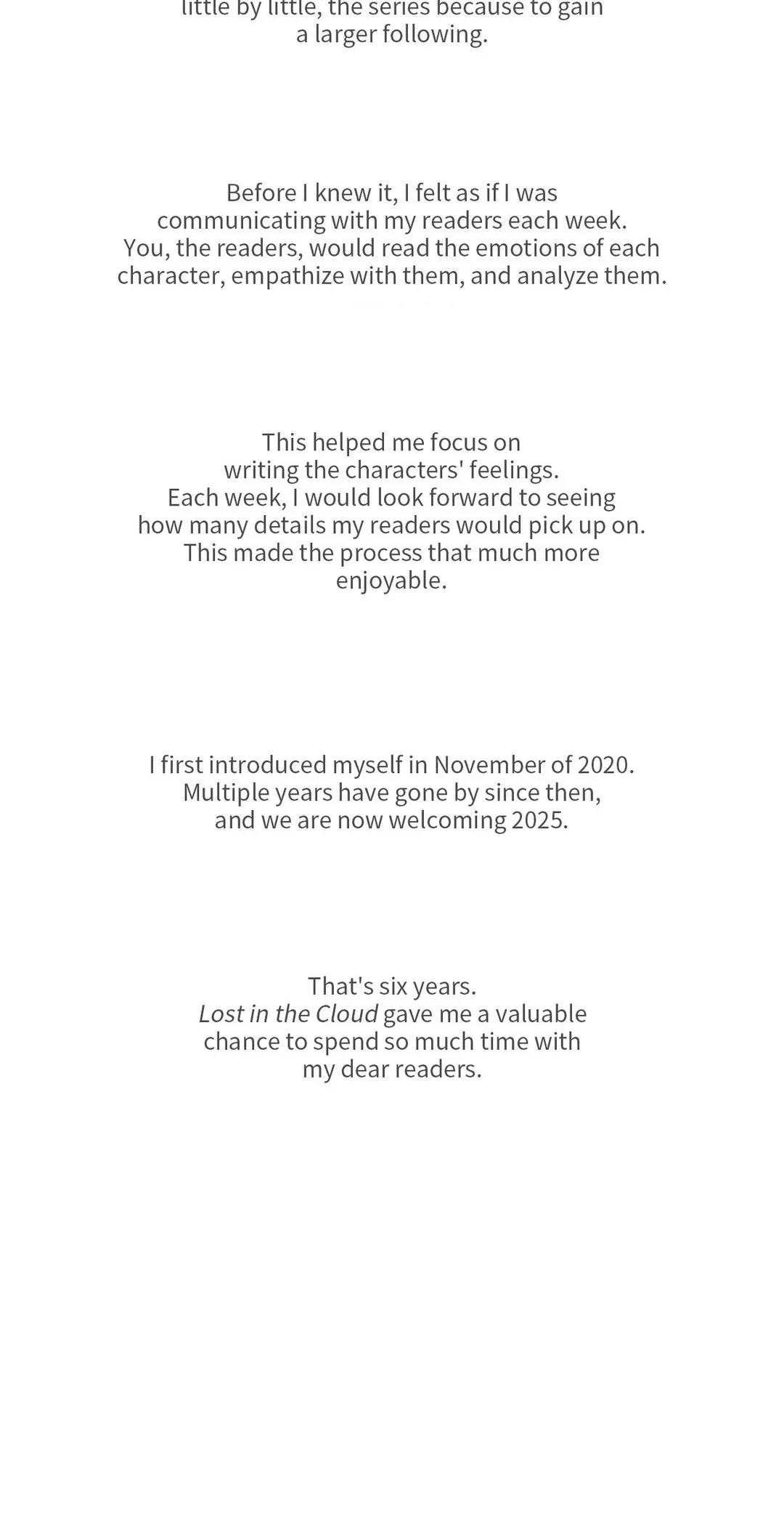 Read Lost in the Cloud Manga Online