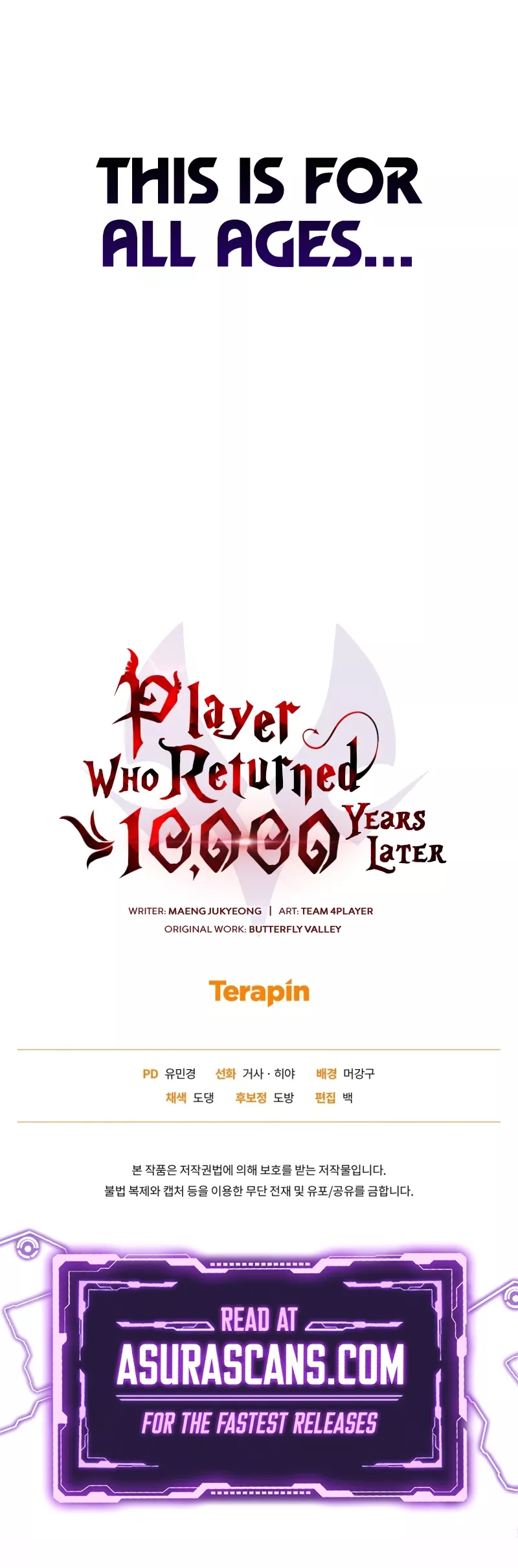 Read Player Who Returned 10,000 Years Later Manga Online