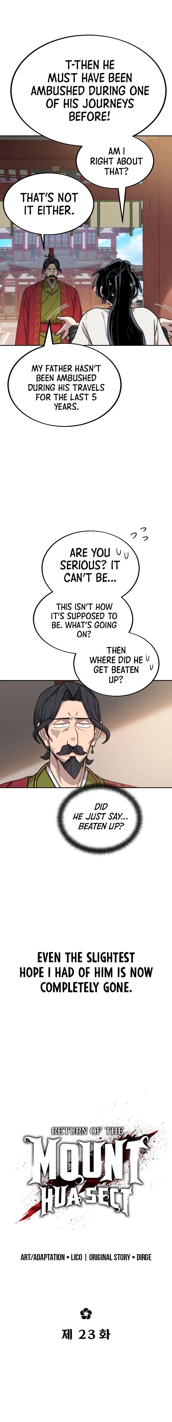 Read Return of the Mount Hua Sect Manga Online