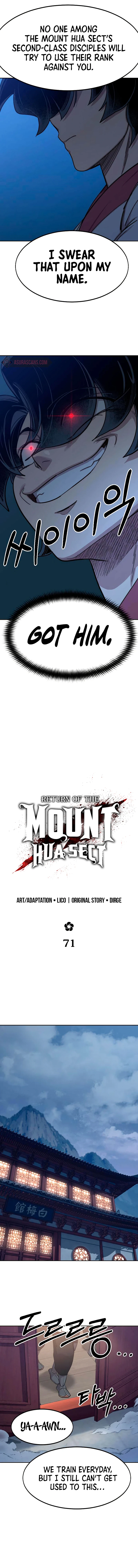 Read Return of the Mount Hua Sect Manga Online