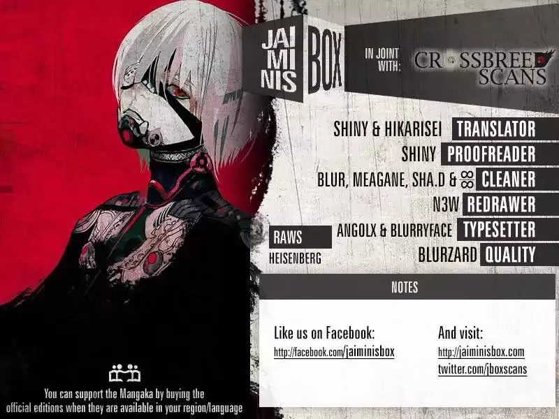 Read Tokyo Ghoul Manga Online