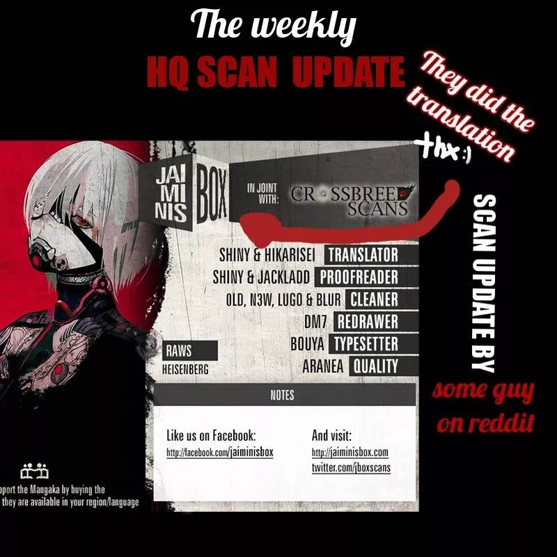 Read Tokyo Ghoul Manga Online