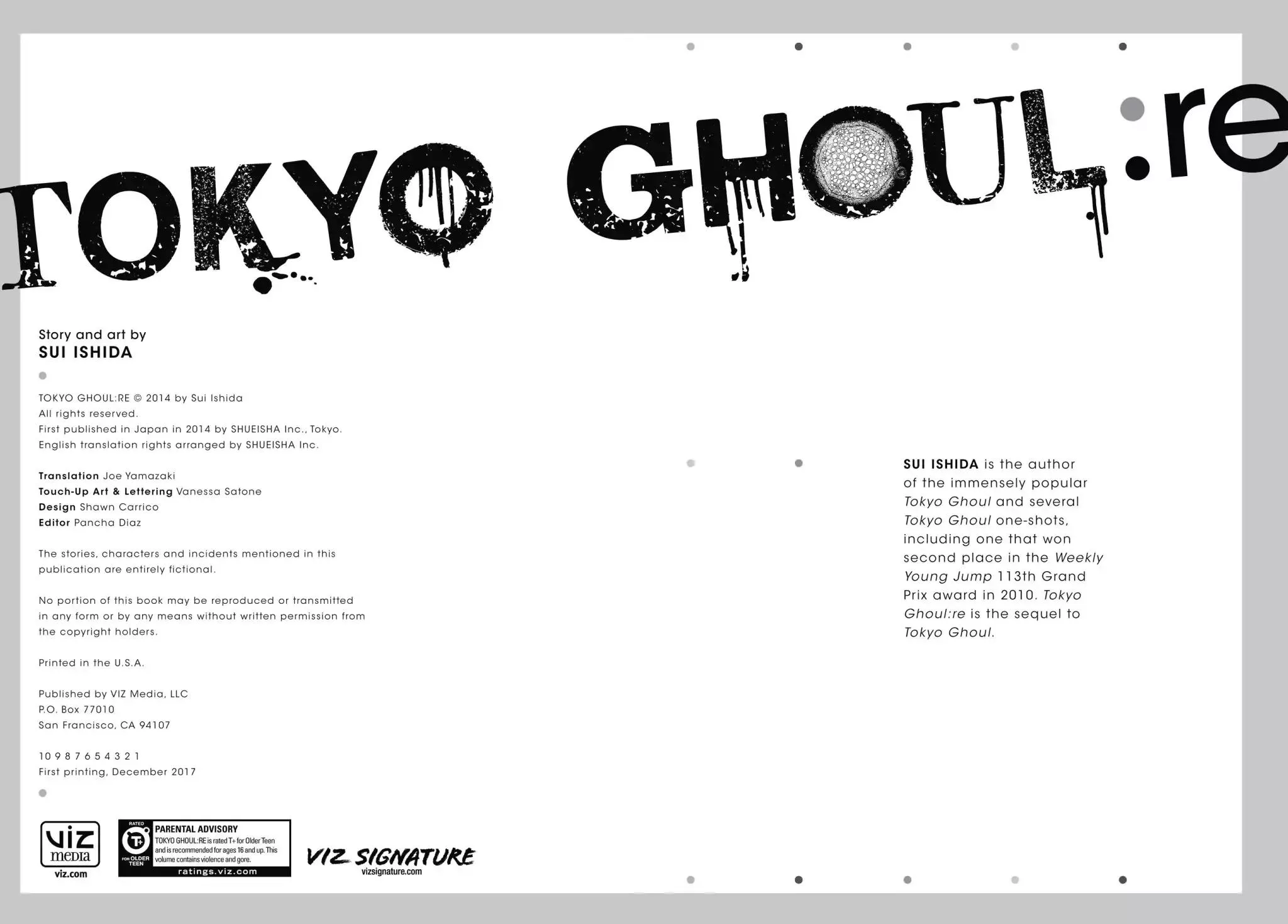 Read Tokyo Ghoul Manga Online