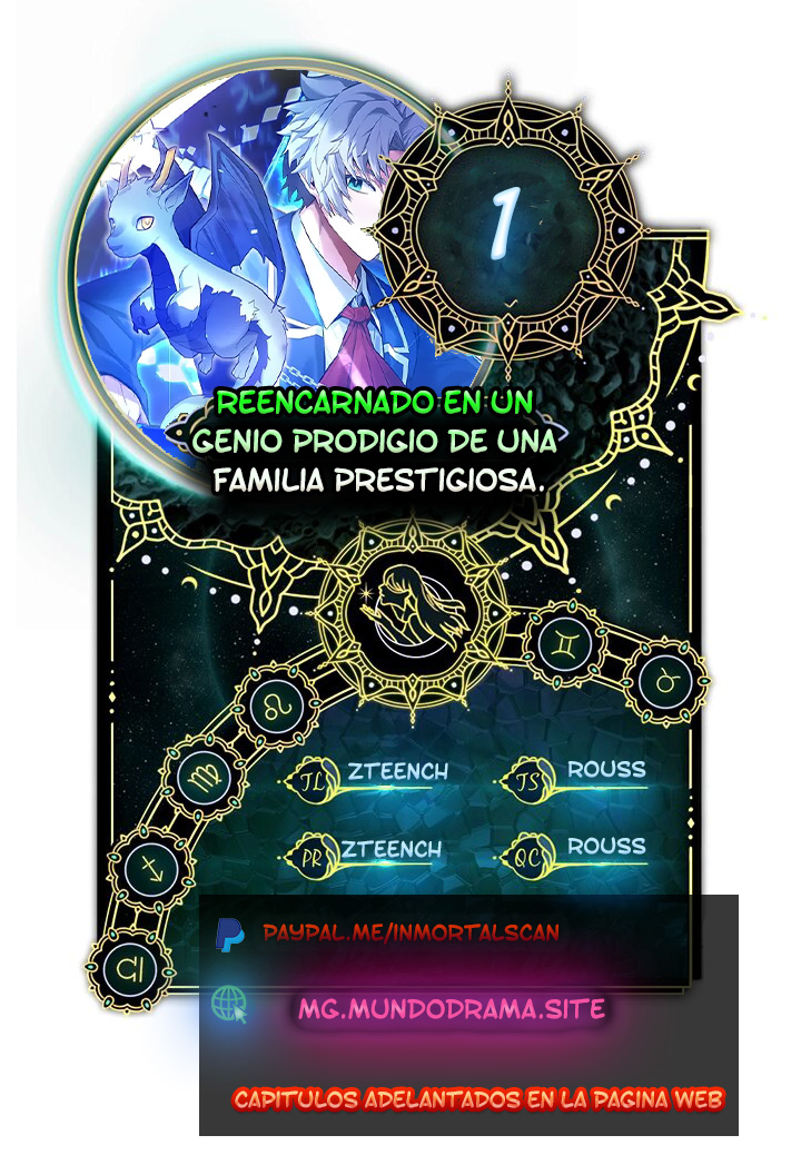 Read Reencarnado en un genio prodigio de una familia prestigiosa Manga Online