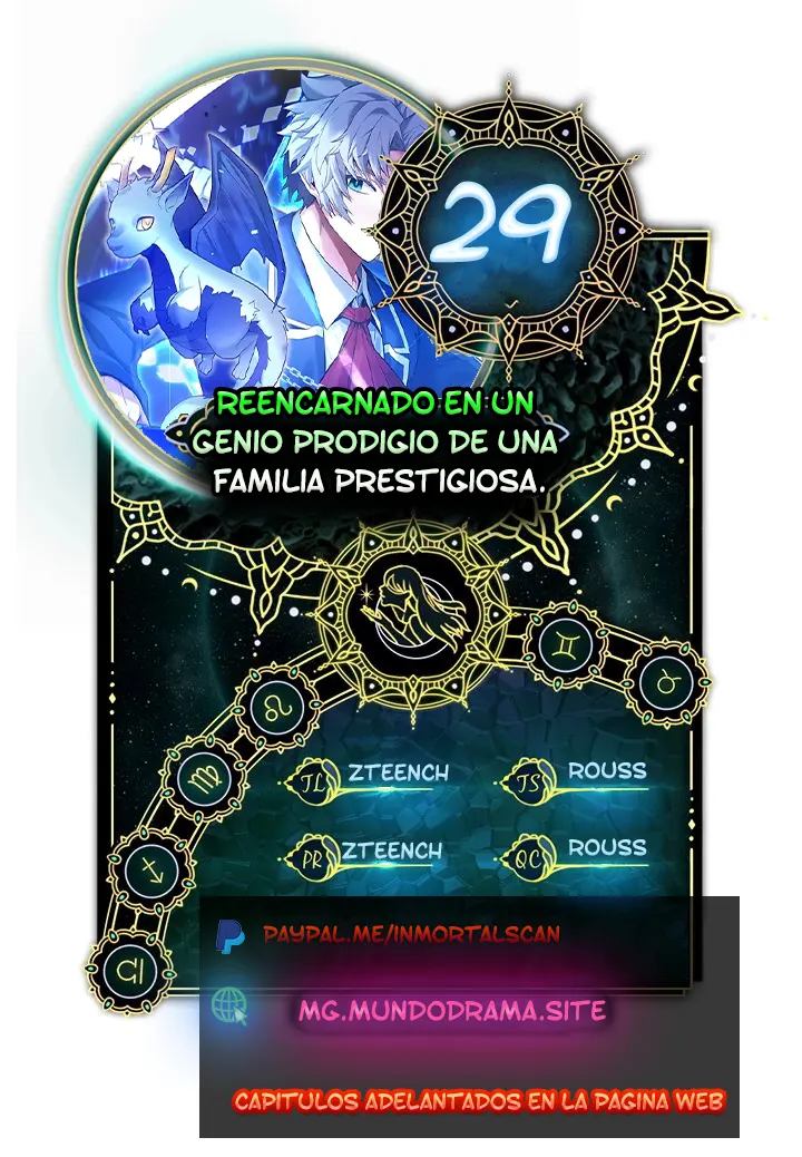 Read Reencarnado en un genio prodigio de una familia prestigiosa Manga Online