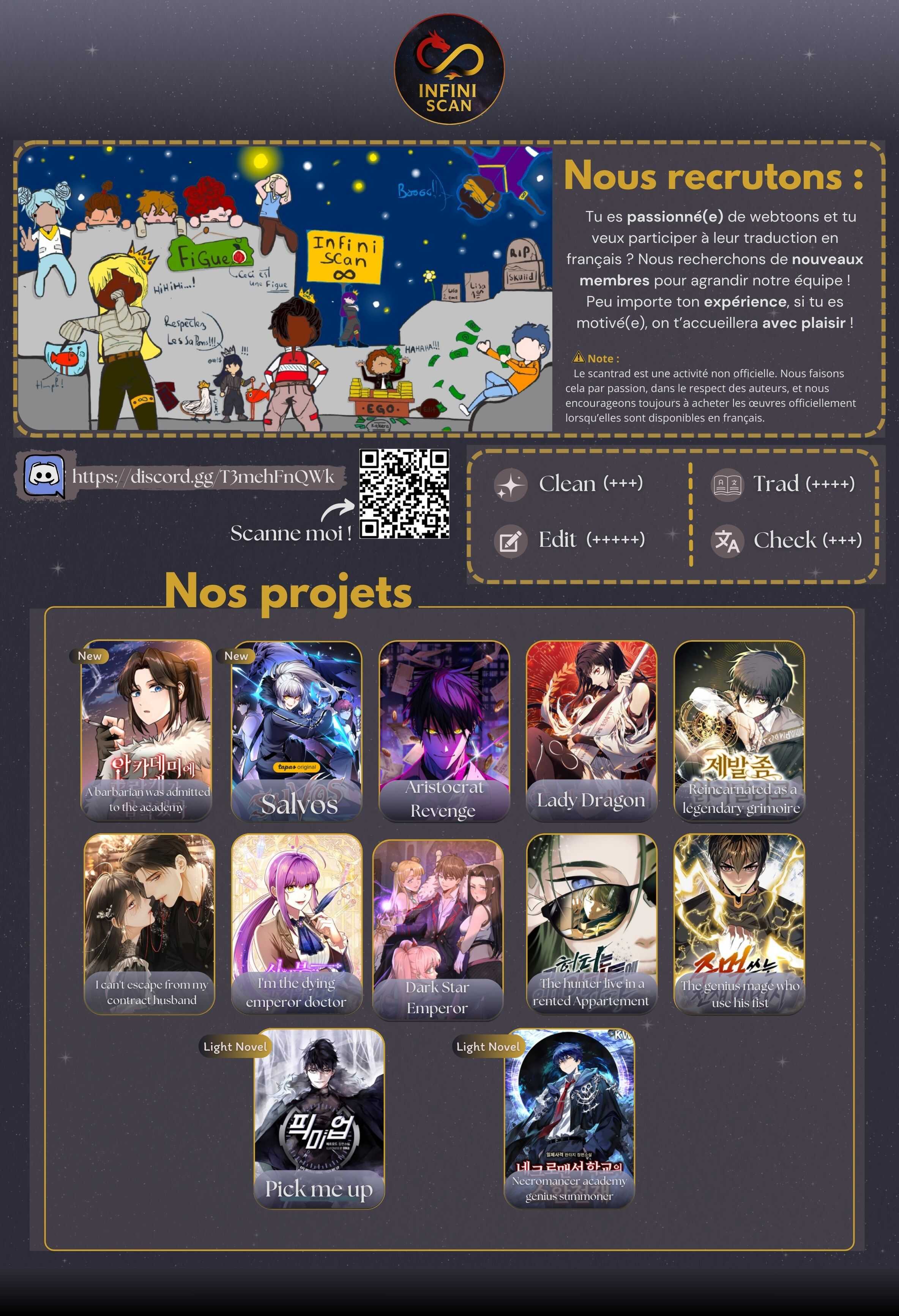 Read A Barbarian Was Admitted to the Academy FR Manga Online