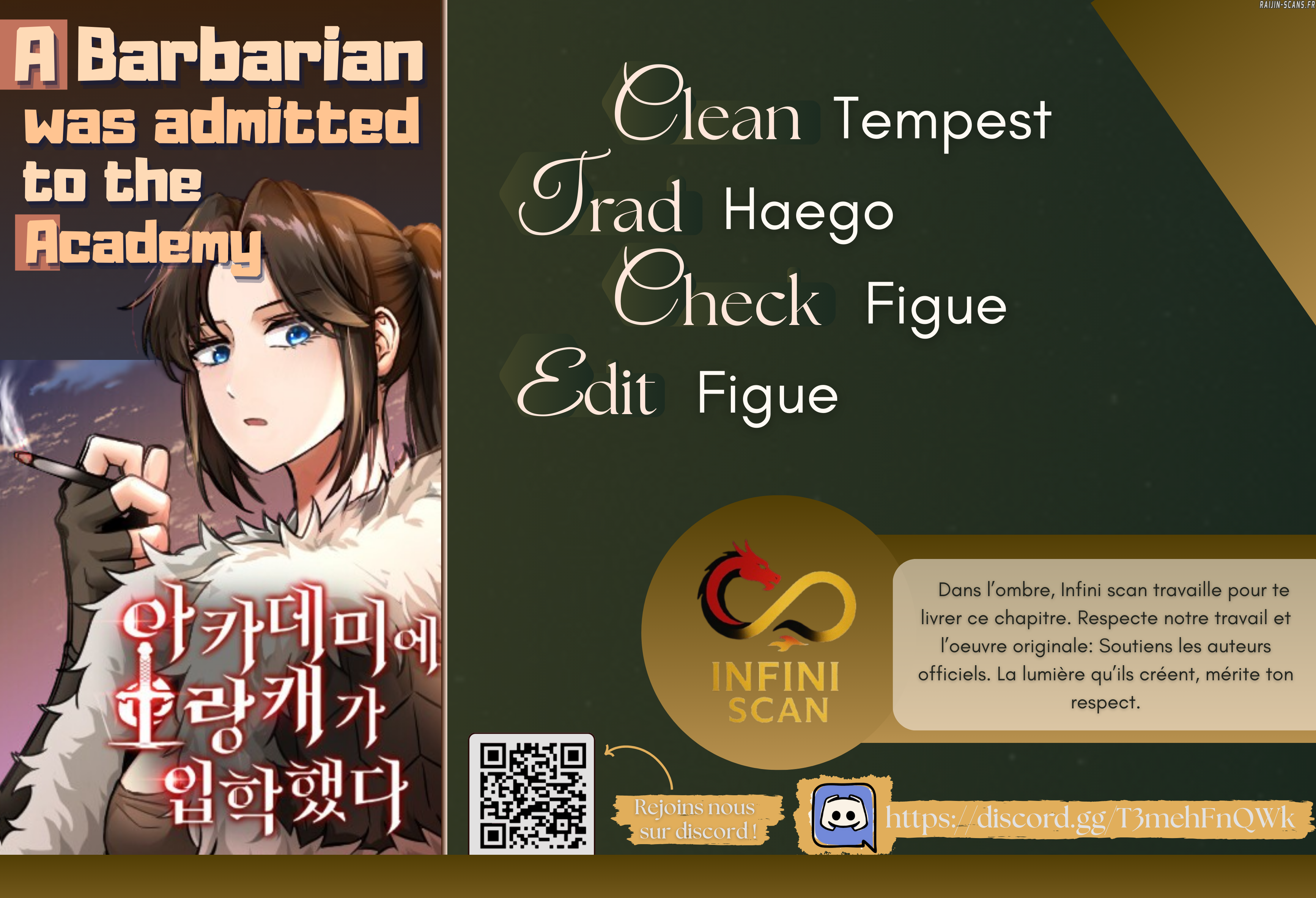 Read A Barbarian Was Admitted to the Academy FR Manga Online