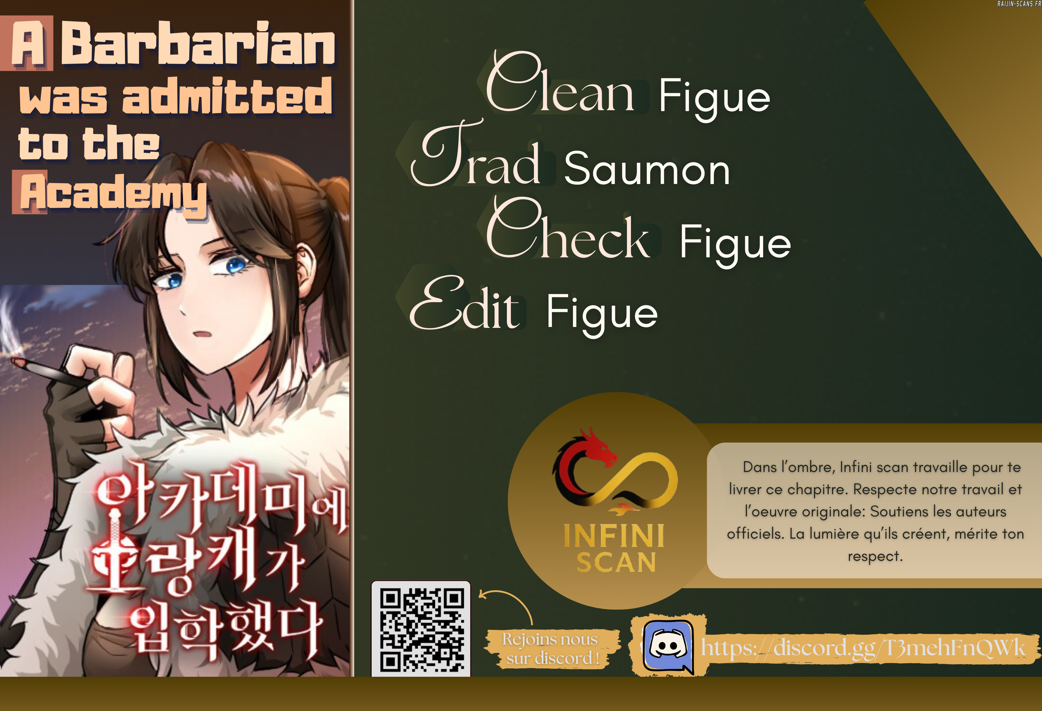 Read A Barbarian Was Admitted to the Academy FR Manga Online