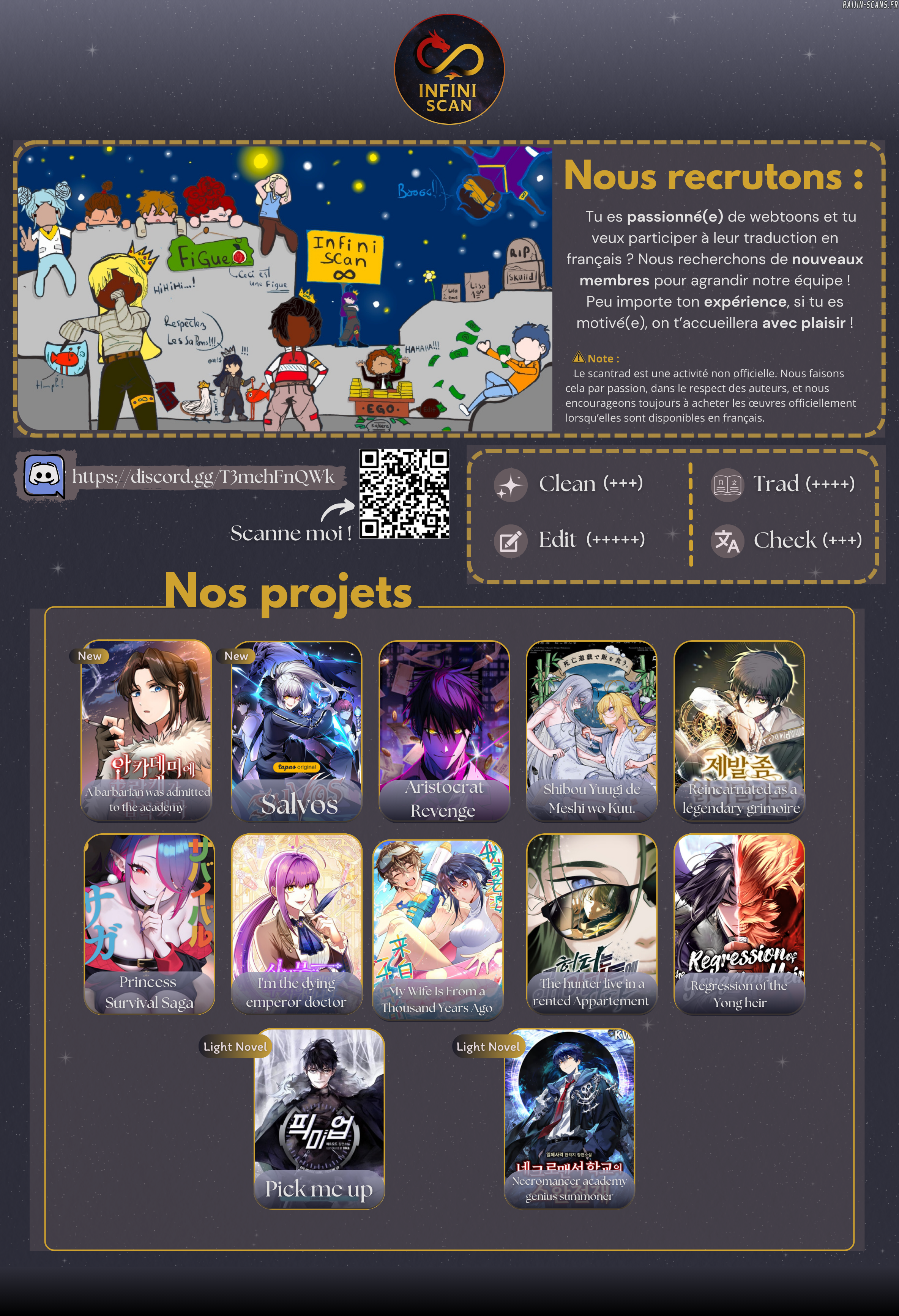 Read A Barbarian Was Admitted to the Academy FR Manga Online