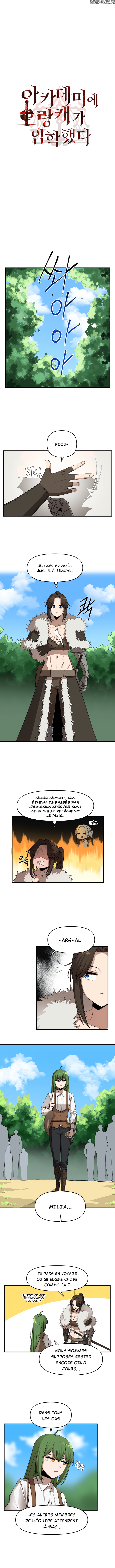 Read A Barbarian Was Admitted to the Academy FR Manga Online