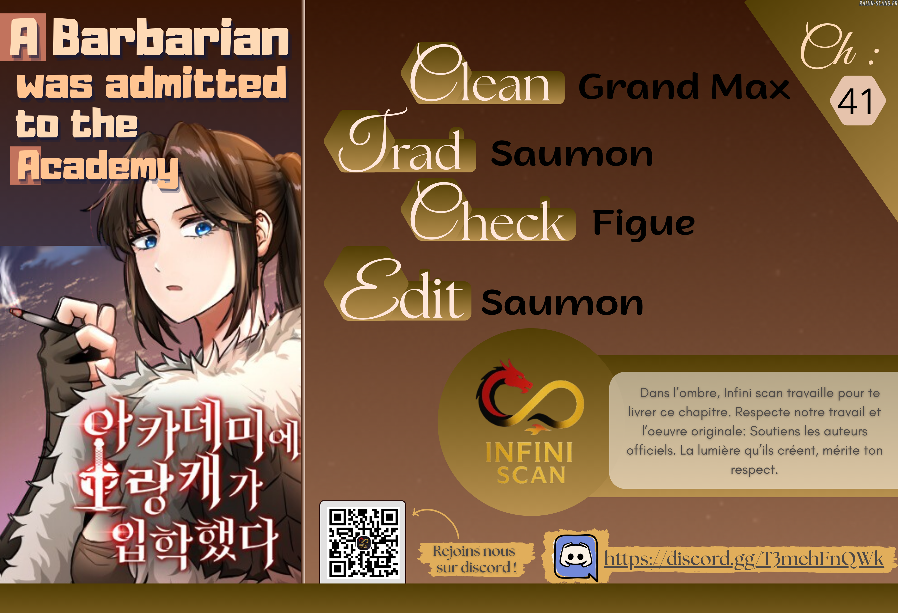 Read A Barbarian Was Admitted to the Academy FR Manga Online